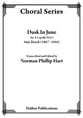 Dusk in June SSAA choral sheet music cover